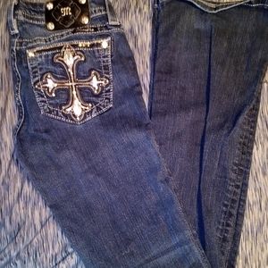 2 pairs of Miss Me Jeans